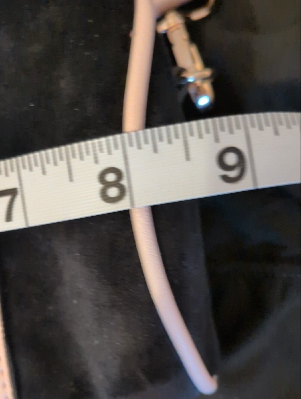 Juicy Couture Black and Pale Pink Velvet Satchel - Picture 13 of 14